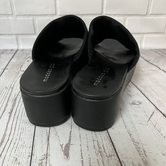 Madden Girl Shoes Steve Madden Girl 95 Black Y2k 9s Style Chunky